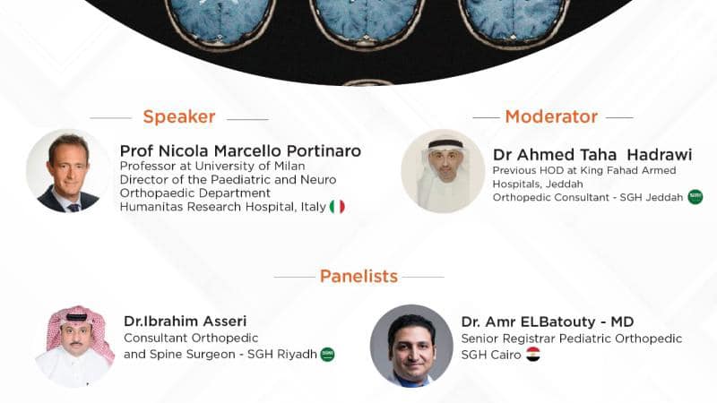 Saudi German hospital Webinar Cerebral Palsy Portinaro